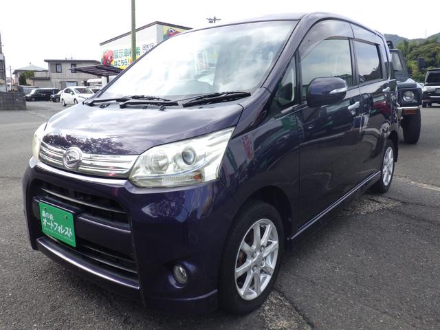 ムーヴ カスタム Xリミテッド 純正メモリーナビ、地デジワンセグTV、バックモニター、アイドリングストップ、インテリジェントキー、シートリフター、純正アルミホイール(4枚目)