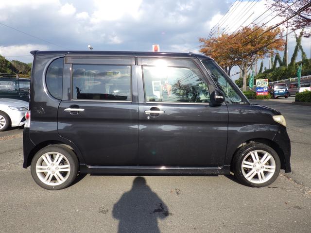 タント カスタムＲＳ　社外メモリーナビ、地デジフルセグＴＶ、ＣＤ録音機能、左側パワースライドドア、キーレスエントリー、ベンチタイプシート、ＥＴＣ、ディスチャージヘッドライト、純正アルミホイール（7枚目）