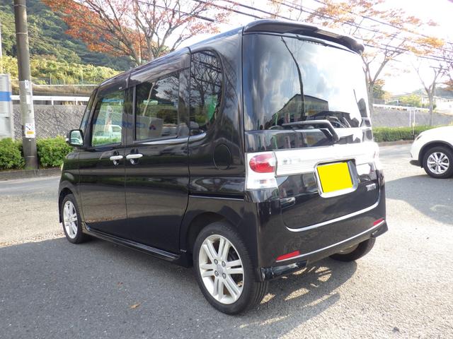 タント カスタムＲＳ　社外メモリーナビ、地デジフルセグＴＶ、ＣＤ録音機能、左側パワースライドドア、キーレスエントリー、ベンチタイプシート、ＥＴＣ、ディスチャージヘッドライト、純正アルミホイール（12枚目）