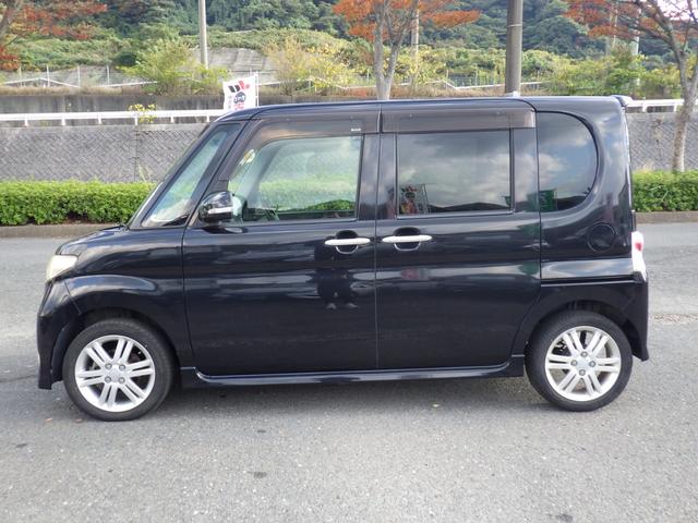 タント カスタムＲＳ　社外メモリーナビ、地デジフルセグＴＶ、ＣＤ録音機能、左側パワースライドドア、キーレスエントリー、ベンチタイプシート、ＥＴＣ、ディスチャージヘッドライト、純正アルミホイール（13枚目）