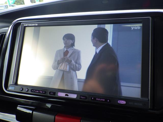 タント カスタムＲＳ　社外メモリーナビ、地デジフルセグＴＶ、ＣＤ録音機能、左側パワースライドドア、キーレスエントリー、ベンチタイプシート、ＥＴＣ、ディスチャージヘッドライト、純正アルミホイール（30枚目）