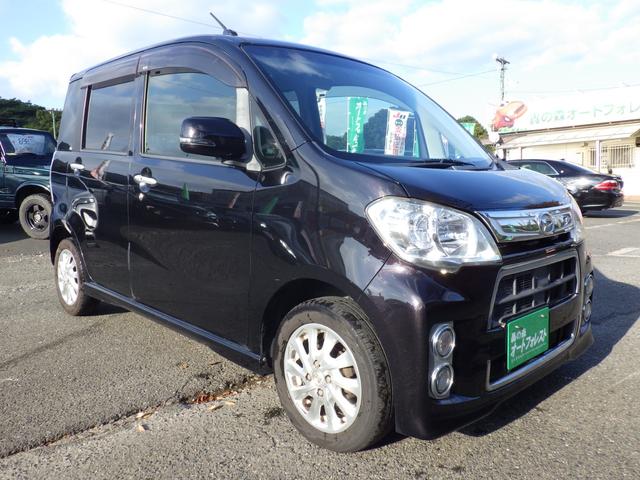 タントエグゼ カスタムＧ　社外ＨＤＤナビ、地デジフルセグＴＶ、ＣＤ・ＤＶＤ再生、Ｂｌｕｅｔｏｏｔｈオーディオ、エコアイドル、ＥＴＣ、ＨＩＤヘッドライト、キーレスエントリー、純正アルミホイール（7枚目）