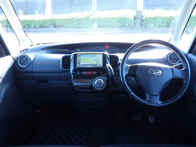 タント カスタムＸ　社外ＨＤＤナビ、地デジワンセグＴＶ、ＣＤ・ＤＶＤ再生、キーレスエントリー、左側パワースライドドア、ベンチタイプシート、純正アルミホイール（25枚目）