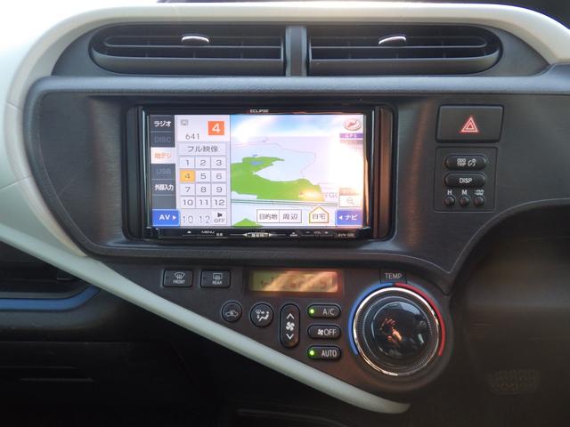 アクア S 社外メモリーナビ、地デジフルセグTV、インテリジェントキー、純正アルミホイール、プッシュスタート、電動格納ドアミラー、シートリフター(26枚目)