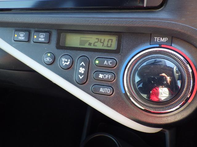 アクア Ｓ　純正メモリーナビ、地デジフルセグＴＶ、Ｂｌｕｅｔｏｏｔｈオーディオ、バックモニター、インテリジェントキー、プッシュスタート、電動格納ドアミラー、ＥＴＣ（28枚目）