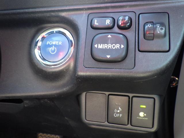 アクア Ｓ　純正メモリーナビ、地デジフルセグＴＶ、Ｂｌｕｅｔｏｏｔｈオーディオ、バックモニター、インテリジェントキー、プッシュスタート、電動格納ドアミラー、ＥＴＣ（34枚目）