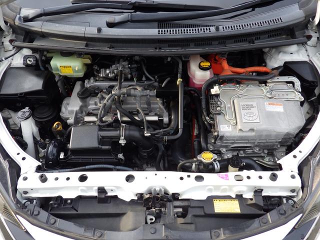 アクア 　純正メモリーナビ、地デジフルセグＴＶ、Ｂｌｕｅｔｏｏｔｈオーディオ、バックモニター、インテリジェントキー、専用エアロ、専用アルミ、電動格納ドアミラー、（46枚目）