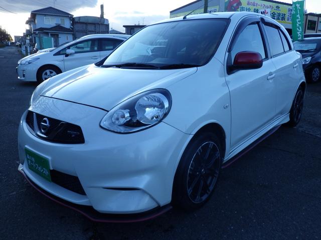 マーチ ニスモ　Ｓ　純正メモリーナビ、地デジフルセグＴＶ、Ｂｌｕｅｔｏｏｔｈオーディオ、バックモニター、ＮＩＳＭＯ専用エアロ・シート・アルミ、ディスチャージオートヘッドライト（4枚目）