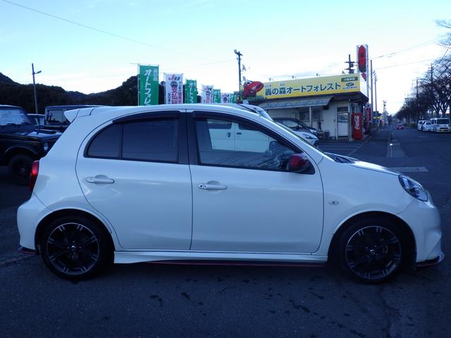 マーチ ニスモ　Ｓ　純正メモリーナビ、地デジフルセグＴＶ、Ｂｌｕｅｔｏｏｔｈオーディオ、バックモニター、ＮＩＳＭＯ専用エアロ・シート・アルミ、ディスチャージオートヘッドライト（10枚目）