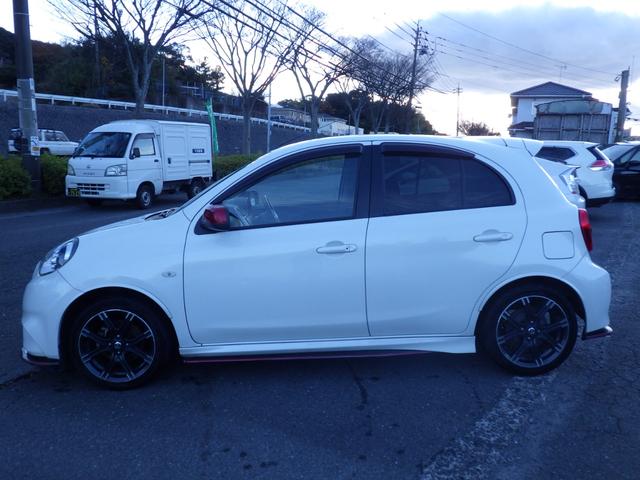 マーチ ニスモ　Ｓ　純正メモリーナビ、地デジフルセグＴＶ、Ｂｌｕｅｔｏｏｔｈオーディオ、バックモニター、ＮＩＳＭＯ専用エアロ・シート・アルミ、ディスチャージオートヘッドライト（14枚目）