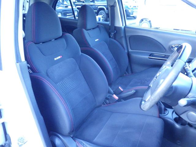 マーチ ニスモ　Ｓ　純正メモリーナビ、地デジフルセグＴＶ、Ｂｌｕｅｔｏｏｔｈオーディオ、バックモニター、ＮＩＳＭＯ専用エアロ・シート・アルミ、ディスチャージオートヘッドライト（16枚目）