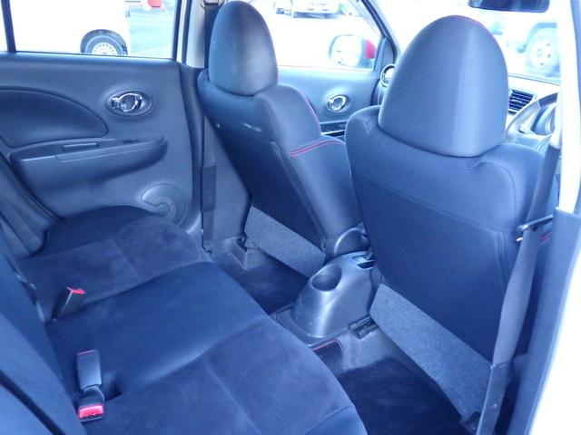 マーチ ニスモ　Ｓ　純正メモリーナビ、地デジフルセグＴＶ、Ｂｌｕｅｔｏｏｔｈオーディオ、バックモニター、ＮＩＳＭＯ専用エアロ・シート・アルミ、ディスチャージオートヘッドライト（17枚目）