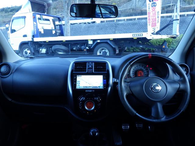 マーチ ニスモ　Ｓ　純正メモリーナビ、地デジフルセグＴＶ、Ｂｌｕｅｔｏｏｔｈオーディオ、バックモニター、ＮＩＳＭＯ専用エアロ・シート・アルミ、ディスチャージオートヘッドライト（22枚目）