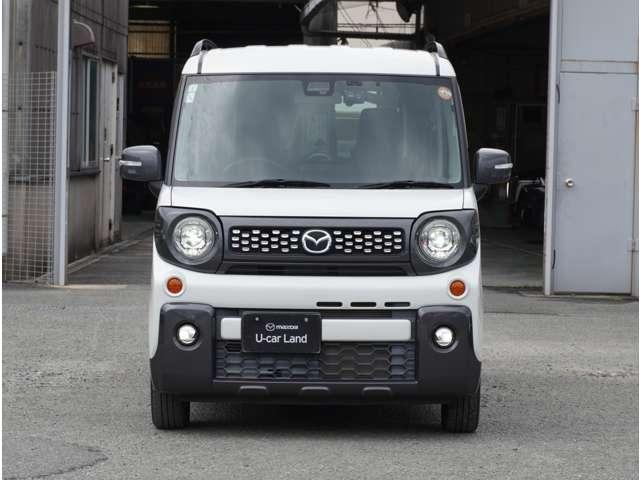 フレアワゴンタフスタイル ６６０　タフスタイル　ハイブリッド　ＸＳ　両側電動スライドドア　ナビ　ＥＴＣ　前後ド　シートヒータ　デュアルセンサーブレーキ　パークソナー　オートエアコン　Ｉストップ　横滑り防止装置　ベンチシート　盗難防止装置　アルミホイール　ＡＢＳ（3枚目）