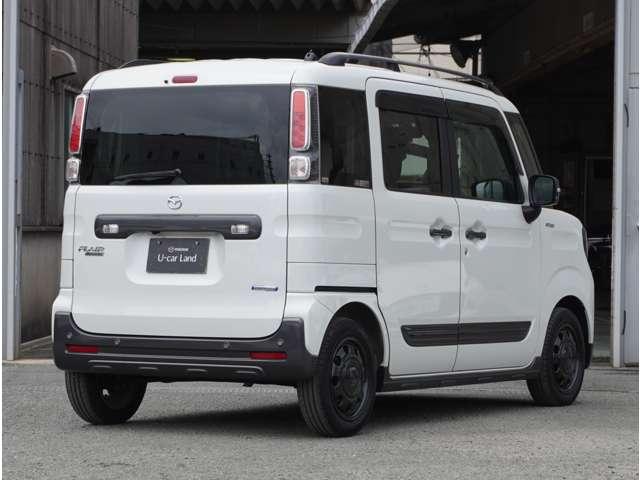 フレアワゴンタフスタイル ６６０　タフスタイル　ハイブリッド　ＸＳ　両側電動スライドドア　ナビ　ＥＴＣ　前後ド　シートヒータ　デュアルセンサーブレーキ　パークソナー　オートエアコン　Ｉストップ　横滑り防止装置　ベンチシート　盗難防止装置　アルミホイール　ＡＢＳ（17枚目）