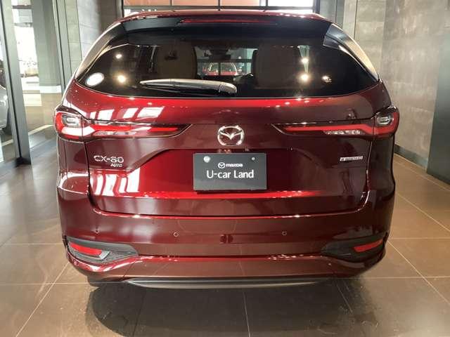 ＣＸ－８０ ３．３　ＸＤハイブリッド　プレミアム　スポーツ　ディーゼルタ　試乗車アップ　大型サンルーフ　レーダークルーズ　パノラマサンルーフ　クリアランスソナー　パワーシート　衝突被害軽減システム　シートヒーター　４ＷＤ　オートマチックハイビーム　バックカメラ　３列（9枚目）