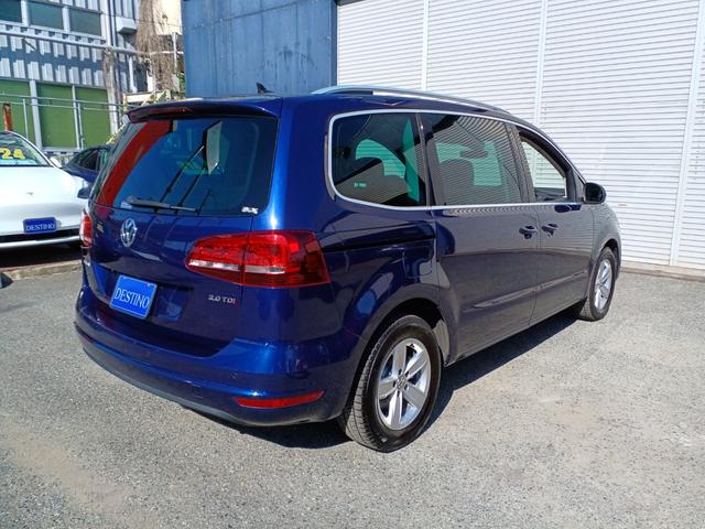 シャラン TDI ハイライン 純正ナビ フルセグTV 両側パワースライドドア 電動リアゲート バックカメラ 障害物センサー 黒アルカンターラシート 前席シートヒーター ACC 禁煙車 パワーシート(6枚目)