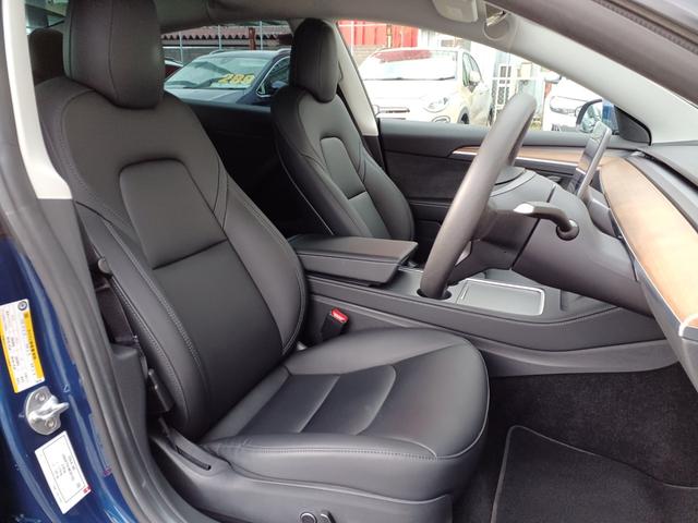 モデル３ スタンダードレンジプラス　ワンオーナー　オートパイロット　ナビ　パノラマガラスルーフ　黒レザーパワーシート　シートヒーター　ハンドルヒーター　電動リアゲート　バックサイドカメラ　障害物センサー　ＥＴＣ（6枚目）