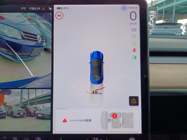 モデル３ スタンダードレンジプラス　ワンオーナー　オートパイロット　ナビ　パノラマガラスルーフ　黒レザーパワーシート　シートヒーター　ハンドルヒーター　電動リアゲート　バックサイドカメラ　障害物センサー　ＥＴＣ（34枚目）