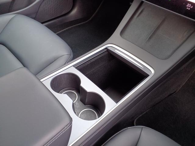 モデル3 ロングレンジ AWD オートパイロット 黒レザーパワーシート パノラマガラスルーフ シートヒーター ナビ バックサイドカメラ 障害物センサー 電動リアゲート ETC 19インチAW(38枚目)