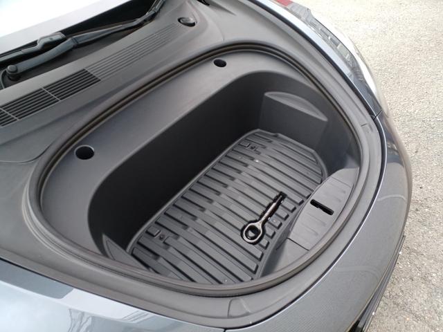 モデル3 ロングレンジ AWD オートパイロット 黒レザーパワーシート パノラマガラスルーフ シートヒーター ナビ バックサイドカメラ 障害物センサー 電動リアゲート ETC 19インチAW(42枚目)