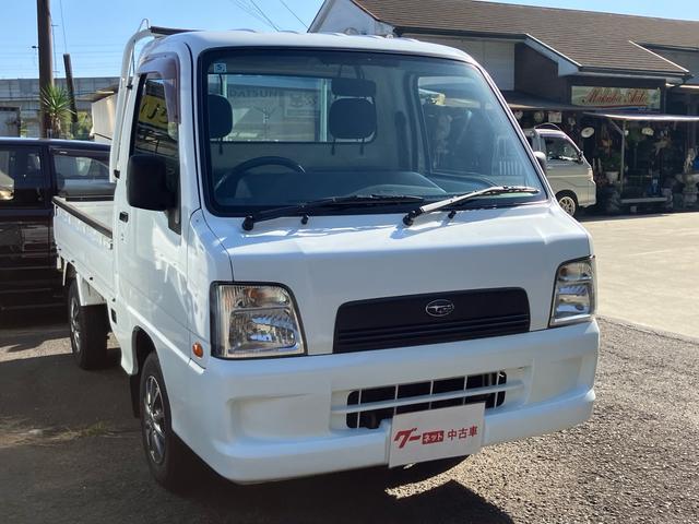 サンバートラック ＴＣ－ＳＣ　社外アルミホイール／三方開／４ＷＤ／スーパーチャージャー／エアコン／パワーステアリング／オートマ（4枚目）