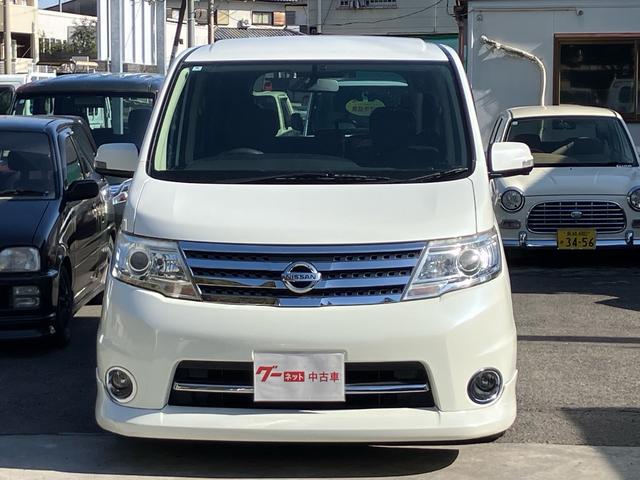 セレナ ハイウェイスター　Ｖセレクション　アルパインフリップダウンモニター／エアロバンパー／純正１６インチアルミホイール／両側電動スライドドア／純正ナビ・テレビ／バックカメラ／ＣＤ・ＤＶＤ再生／リアオートエアコン／８人乗り／車検令和９年９月（5枚目）