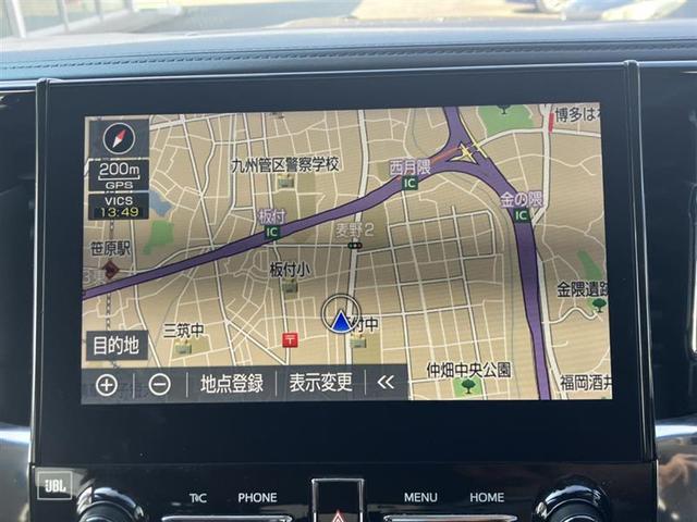 アルファード ２．５Ｓ　両側電動パワースライドドア　フルオートエアコン　ＡＷ　パワーステアリング　メモリナビ　点検記録簿　ＬＥＤランプ　エアバック　ＷエアＢ　ＡＢＳ　サイドエアバック　パワーウィンドウ　カーナビ（2枚目）