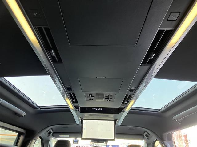 アルファードハイブリッド エグゼクティブラウンジ 全周囲 黒革シート シートエアコン クルコン LEDヘッドライト ワンオーナー車 オートマチックハイビーム クリアランスソナー ETC2.0 ガラスルーフ スマートキー 両側電動スライドドア 記録簿(23枚目)