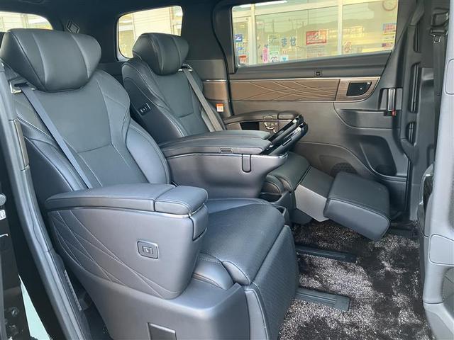 アルファードハイブリッド エグゼクティブラウンジ 全周囲 黒革シート シートエアコン クルコン LEDヘッドライト ワンオーナー車 オートマチックハイビーム クリアランスソナー ETC2.0 ガラスルーフ スマートキー 両側電動スライドドア 記録簿(24枚目)