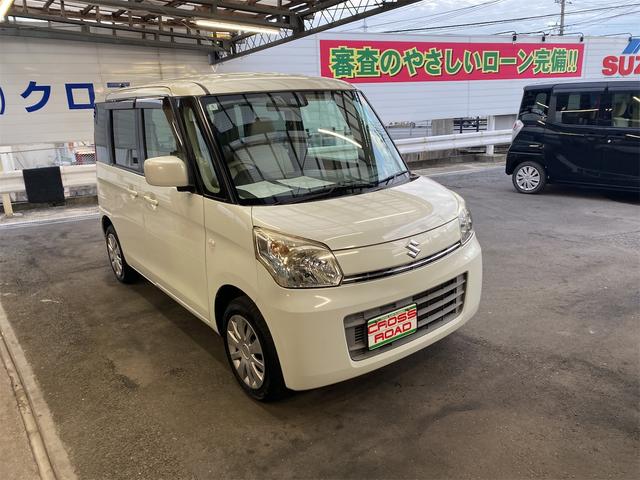 スペーシア Ｇ　Ｐスタート　ベンチシート　革調シートカバー　フルセグＴＶナビ　タイミングチェーン車です（3枚目）