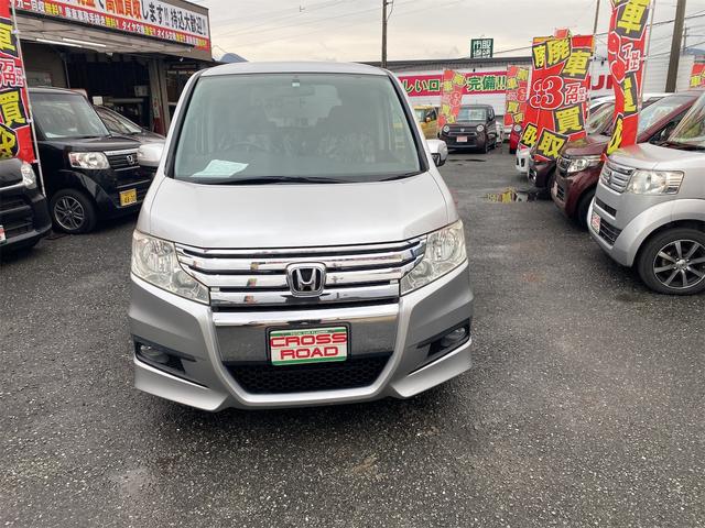 ステップワゴンスパーダ S リヤドア左パワースライドドア ナビTVバックモニター付き 8にんのり 純正エアロ 純アルミ(2枚目)