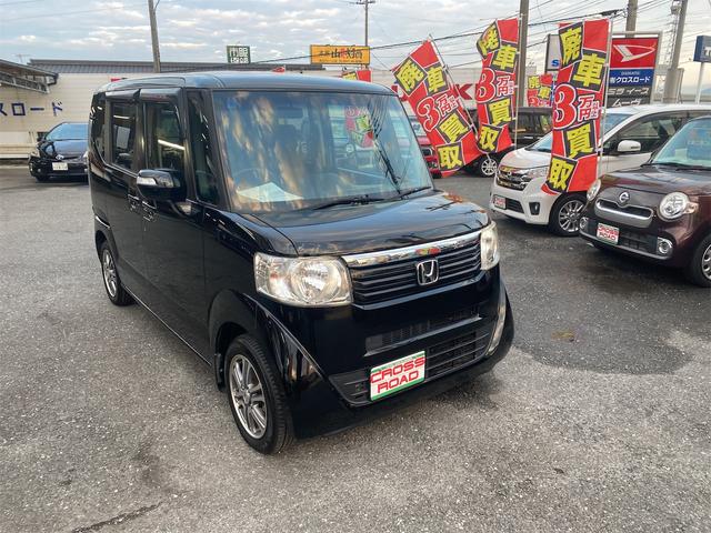 Ｎ－ＢＯＸ Ｇ・Ｌパッケージ　Ｐスタートスマートキーベンチシート　純正エアロ　純正アルミ　修復歴無　左リヤパワースライドドア　修復歴無（3枚目）