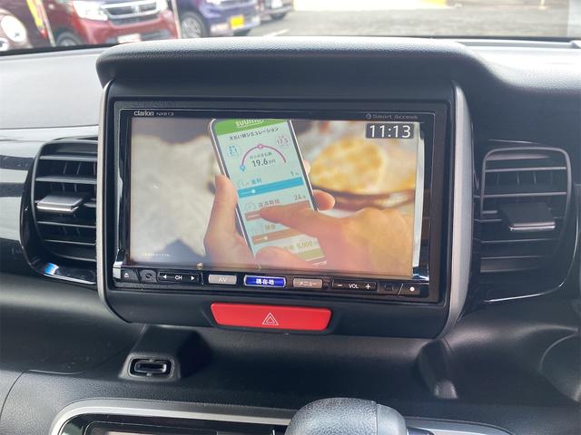 Ｎ－ＢＯＸカスタム Ｇ・Ａパッケージ　ナビ　フルセグＴＶです　リヤドア左パワースライドドア　Ｐスタートスマートキーベンチシート　純正エアロ　純正アルミ　修復歴無（18枚目）