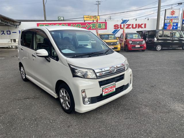 ムーヴ カスタム　Ｘリミテッド　ＳＡ　Ｐスタートスマートキーベンチシート　フルセグナビＴＶバックモニター　補助ブレーキ付き（3枚目）