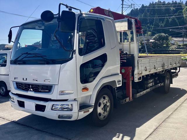 ファイター クレーン付・古河ユニック URG374・作業半径 9.81m 地上揚程 11.7m・ラジコン付・ETC・ドライブレコーダー・アイドリングストップ・パワーウィンドウ(5枚目)