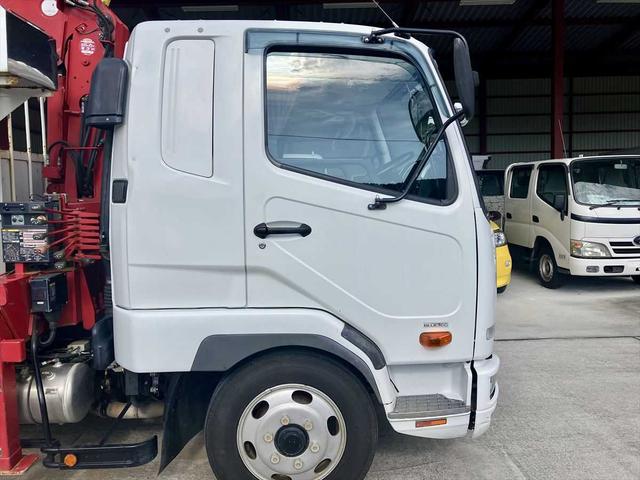 ファイター クレーン付・古河ユニック URG374・作業半径 9.81m 地上揚程 11.7m・ラジコン付・ETC・ドライブレコーダー・アイドリングストップ・パワーウィンドウ(41枚目)