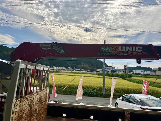 ファイター クレーン付・古河ユニック URG374・作業半径 9.81m 地上揚程 11.7m・ラジコン付・ETC・ドライブレコーダー・アイドリングストップ・パワーウィンドウ(50枚目)