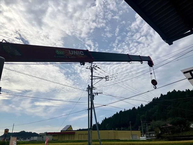 ファイター クレーン付・古河ユニック URG374・作業半径 9.81m 地上揚程 11.7m・ラジコン付・ETC・ドライブレコーダー・アイドリングストップ・パワーウィンドウ(51枚目)