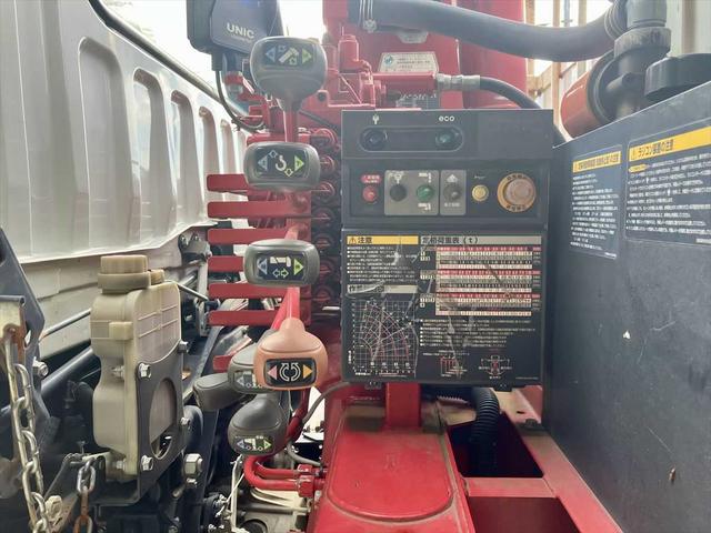 ファイター クレーン付・古河ユニック URG374・作業半径 9.81m 地上揚程 11.7m・ラジコン付・ETC・ドライブレコーダー・アイドリングストップ・パワーウィンドウ(52枚目)