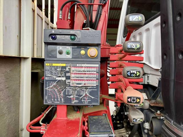 ファイター クレーン付・古河ユニック URG374・作業半径 9.81m 地上揚程 11.7m・ラジコン付・ETC・ドライブレコーダー・アイドリングストップ・パワーウィンドウ(55枚目)