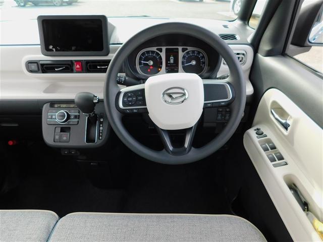 ムーヴキャンバス ストライプスG アイドルストップ Bカメラ パワーウインドウ セキュリティアラーム スマートキープッシュスタート カーテンエアバック キーフリーキー LEDライト ベンチシート PS オートエアコン Wエアバッグ(4枚目)