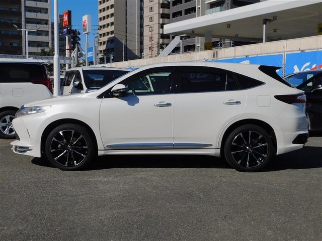 ハリアー プレミアム　エアロ付　カーテンエアバッグ　クルーズＣ　Ｂカメラ　電動パワーシート　ＬＥＤライト　メモリナビ　横滑り防止機能　オートエアコン　Ａストップ　エアバッグ　ＡＷ　ＤＶＤ再生可　パワーウィンドウ　ナビ＆ＴＶ（2枚目）