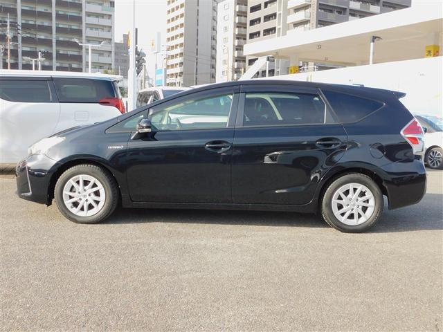 プリウスα S スマキ- DVD視聴可 整備点検記録簿 リモコンキー 横滑り防止装置付き PW Bカメラ ナビ・TV サイドエアB AUX ETC車載器 ABS付き アルミホイール メモリーナビゲーション イモビ(2枚目)