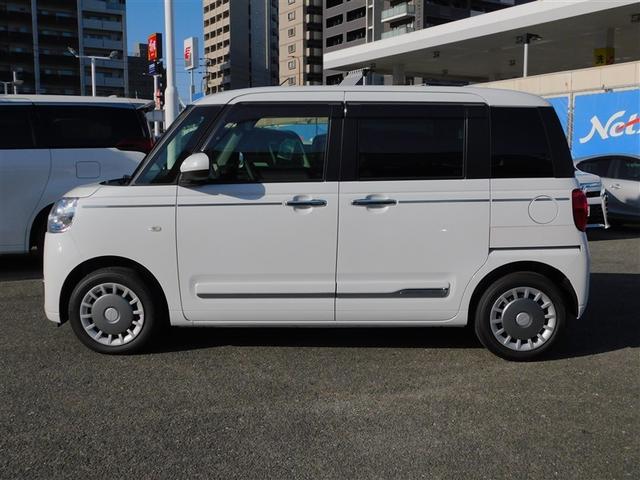 ムーヴキャンバス セオリーＧ　ＩＳＴＯＰ　ナビＴＶ　衝突軽減ブレーキ　ドラレコ　ＬＥＤヘッド　横滑り防止機能　両側オートスライドドア　Ｂカメラ　フルセグＴＶ　ベンチシート　サイドエアバッグ　ミュージックプレイヤー接続可　ＤＶＤ（2枚目）