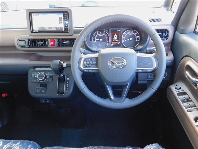 ムーヴキャンバス セオリーＧ　ＩＳＴＯＰ　ナビＴＶ　衝突軽減ブレーキ　ドラレコ　ＬＥＤヘッド　横滑り防止機能　両側オートスライドドア　Ｂカメラ　フルセグＴＶ　ベンチシート　サイドエアバッグ　ミュージックプレイヤー接続可　ＤＶＤ（4枚目）