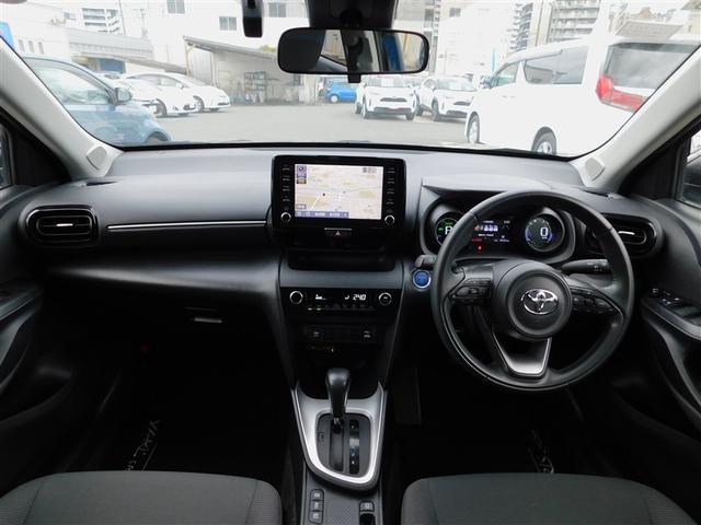 ヤリスクロス ハイブリッドG TSS イモビライザー バックモニタ- エアコン インテリキー パワーウィンド ワンオーナ Wエアバック オートクルーズ メディアプレイヤー接続 キーフリー ドライブレコーダー 横滑防止装置 アルミ(5枚目)