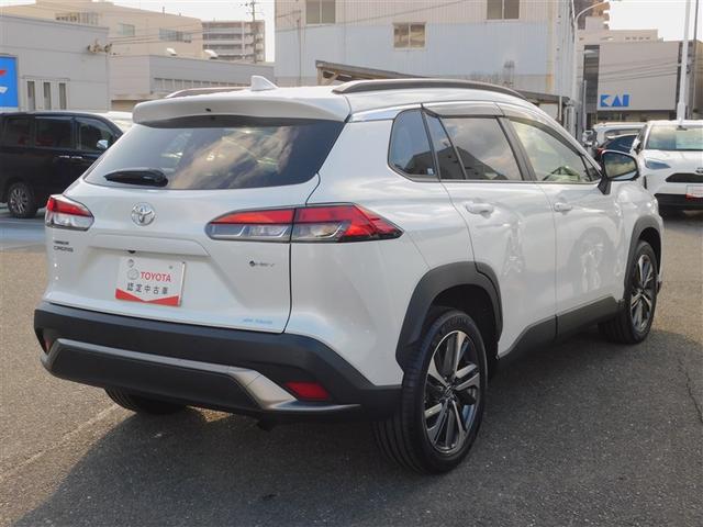 カローラクロス ハイブリッド　Ｚ　ＰＣＳ　フルセグテレビ　ＬＥＤヘッドライト　Ｂカメラ　ＴＶ　インテリジェントキー　パワーシート　キーフリー　アルミホイール　ＡＣ１００Ｖ　ＥＴＣ　盗難防止　ミュージックプレイヤー接続可　オートエアコン（3枚目）