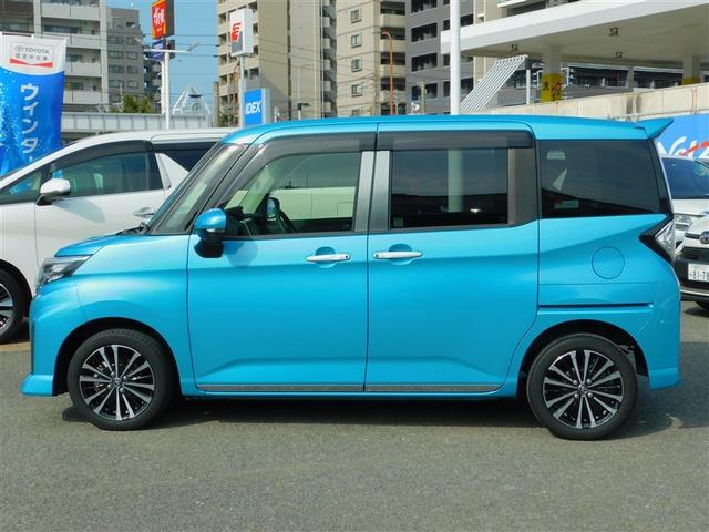 ルーミー カスタムＧ－Ｔ　Ｗ電動ドア　アイドリングストップ機能　運転席助手席エアバッグ　ＤＶＤ視聴可　クルーズＣ　エアバック　キーレスエントリー　バックガイドモニター　パワーウインドウ　記録簿有　インテリキー　ナビＴＶ　ＬＥＤ（3枚目）