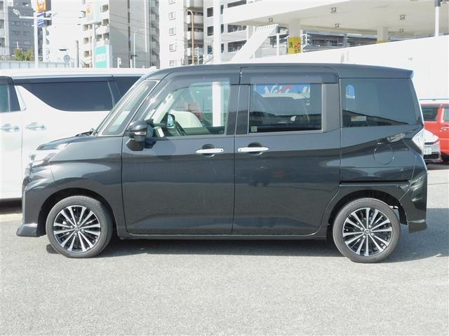 ルーミー カスタムＧ－Ｔ　Ｉストップ　Ｂカメラ　ドライブレコーダ　ＤＶＤ再生可　Ａクルコン　ＬＥＤへッドライト　エアコン　スマキー　エアバック　Ｗエアバック　ナビＴＶ　キーフリー　ＥＴＣ付　イモビ　横滑り防止機能　パワステ（3枚目）